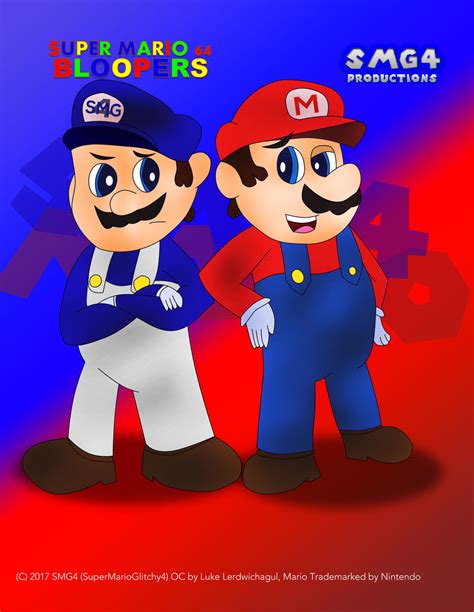 Smg4 And Mario Sm64 Poster By Mickeymario64 On Deviantart
