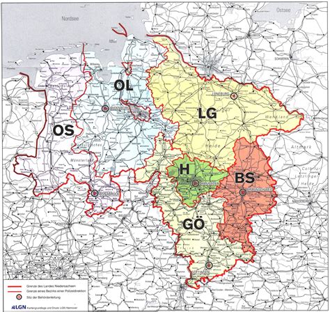 See local traffic and road conditions. Niedersachsen Landkarte