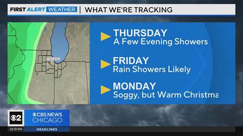 Chicago First Alert Weather Thursday Evening Showers Youtube