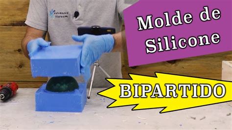 como construir um molde bipartido de silicone utilizando a 👉 borracha de silicone azul para