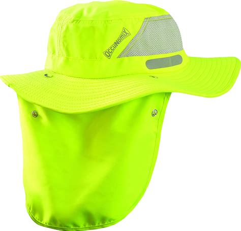 Occunomix Tuff And Dry Wicking And Cooling Hi Viz Yellow Ranger Hat With