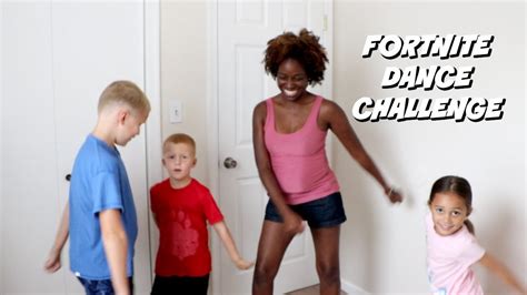 Fortnite Dance Challenge Kids Teach Mommy Fortnite Dances Youtube