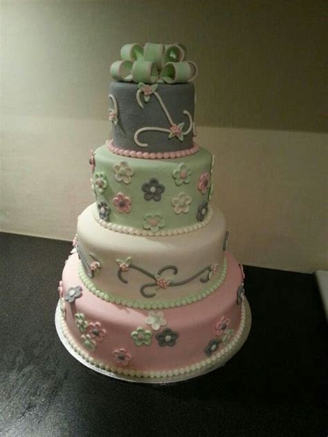 Pink carnations are seen as a token of admiration when given to someone; Pastel Flower Cake | Elegant cakes, Cake, Custom cakes
