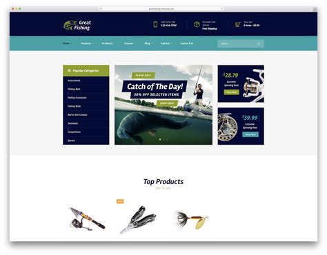 Fishing Wordpress Themes Create A Professional Website For Your