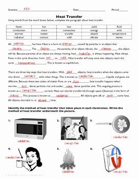 Worksheet Methods Of Heat Transfer