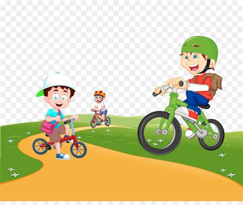 Halaman Unduh Untuk File Gambar Kartun Anak Bermain Sepeda Yang Ke 3