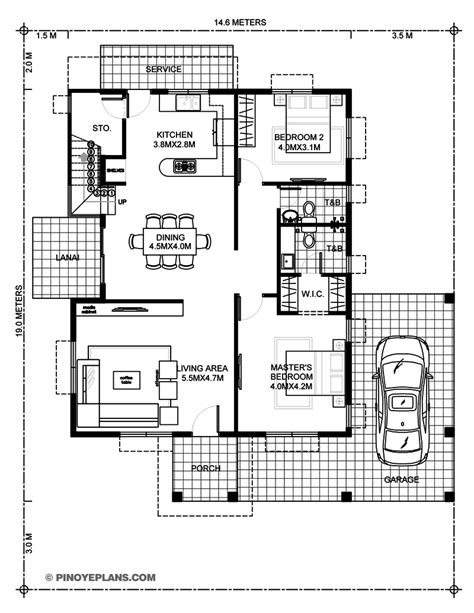 Also includes links to 50 1 bedroom, 2 bedroom, and studio apartment floor plans. 3 Bedroom Floor Plan With Dimensions In Meters | Review ...