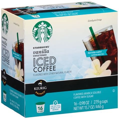 Starbucks® Sweetened Vanilla Iced Coffee K Cup® 16 Ct Box Reviews 2019