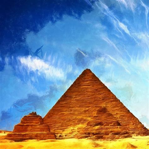 Egypt Pyramids Canvas Large Art Painting Egypt Poster Wall Art