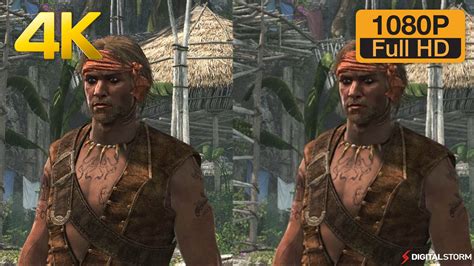 4k Vs 1080p Graphics Comparison Assassins Creed 4 Black Flag