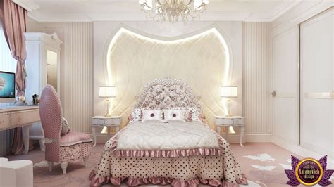 Go vertical with bedding and storage. Luxury girls bedroom design