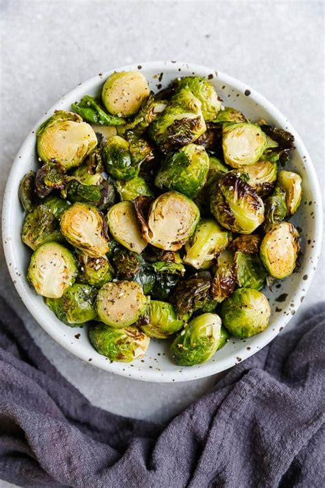 Remove and place the sprouts into beaten eggs, coat well. Crispy Air Fried Brussels Sprouts | The BEST EASY Low Carb Side Dish