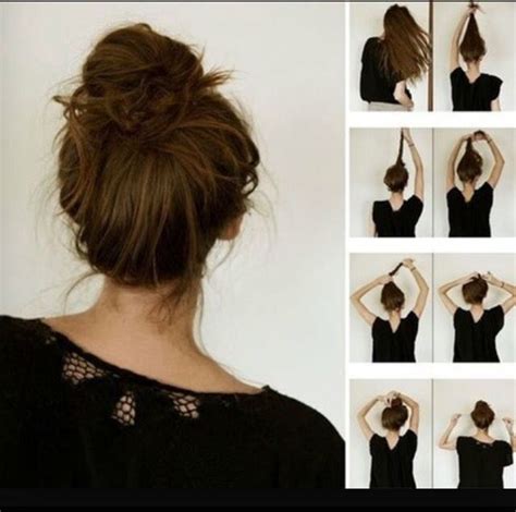 Messy Bun Hairstyle Step By Step Hairstylelist