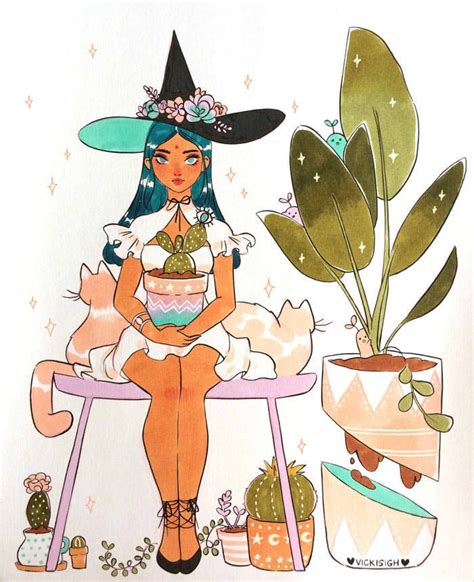 Vickisigh Concept Art Characters Witch Art Art Inspiration