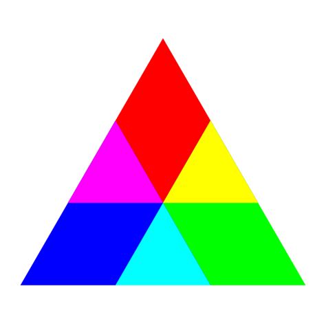 Colorful Triangle Free Svg