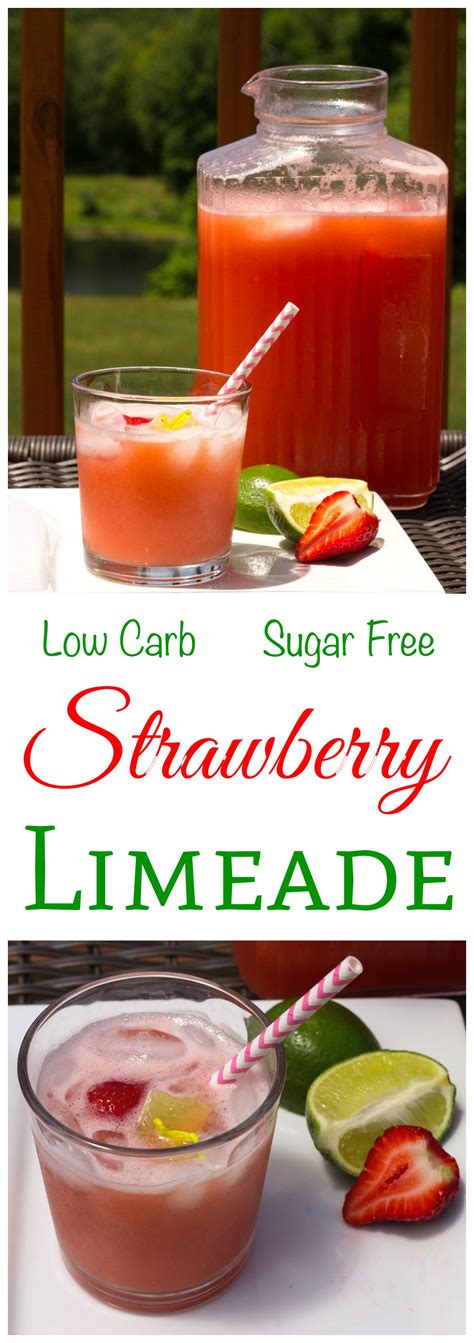 Use bourbon in the kitchen. Strawberry Limeade | Low Carb Yum | Limeade recipe, Sugar ...