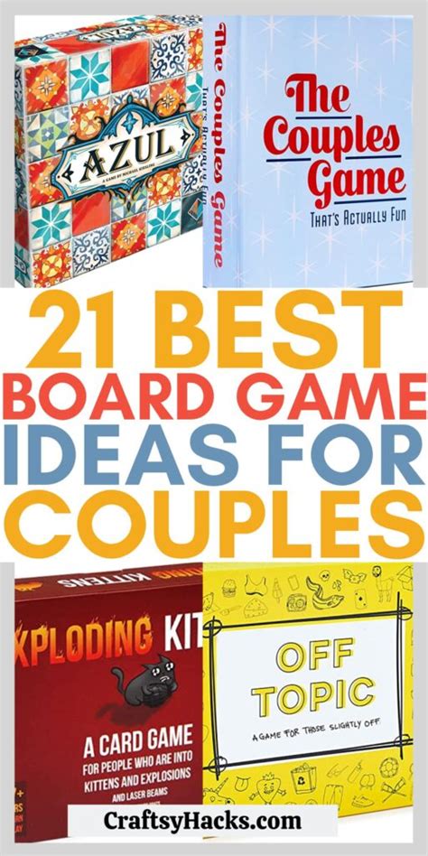 21 Best Board Games For Couples Date Night Craftsy Hacks