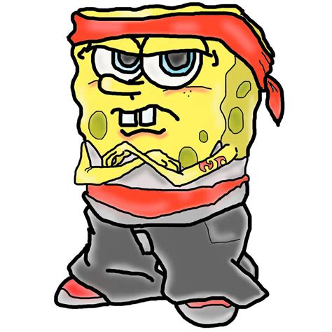 Gangster Spongebob By Webarebears2 On Deviantart