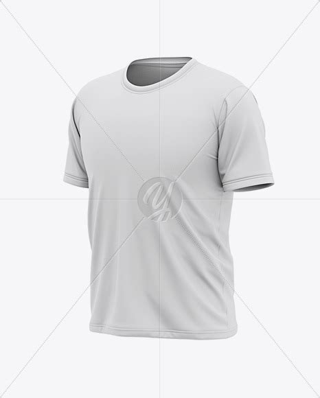 Download Men's Short Sleeve T-Shirt Mockup - Front Half Side View ...