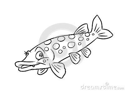 Also you can search for other artwork with our tools. Pike fish illustration coloring pages | Рыбные иллюстрации ...