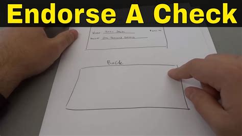 Whether its a birthday check from your grandma or a. How To Endorse A Check To Someone Else - YouTube