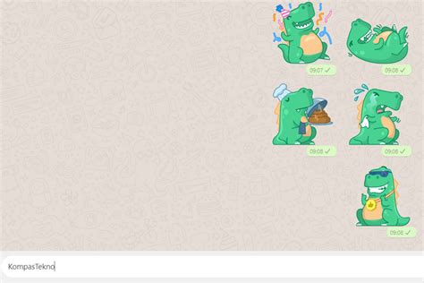 WhatsApp Web Bisa Kirim Dua Stiker dalam Satu Baris, Begini Caranya