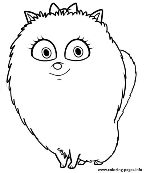 From universal studios owned illumination entertainment, the people behind despicable me and the lorax, comes the secret life of pets. Gidget With A Cute Smile Secret Life Of Pets Coloring ...