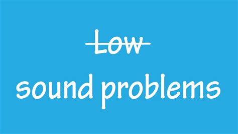 How To Fix Low Sound Problems On Windows 10 Youtube
