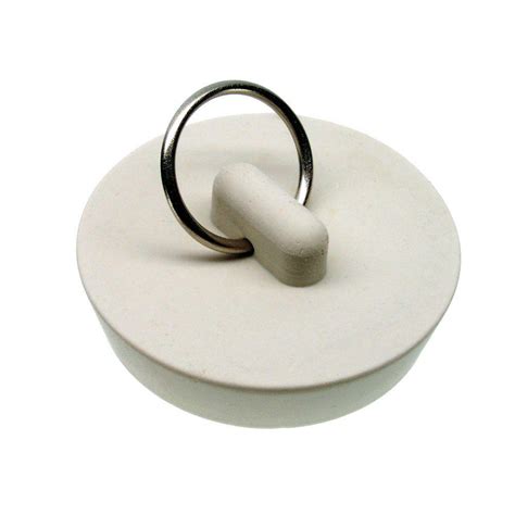 This bathtub stopper is great for a repair, upgrade or to replace. DANCO 1-5/8 in. Rubber Drain Stopper in White-80228 - The ...