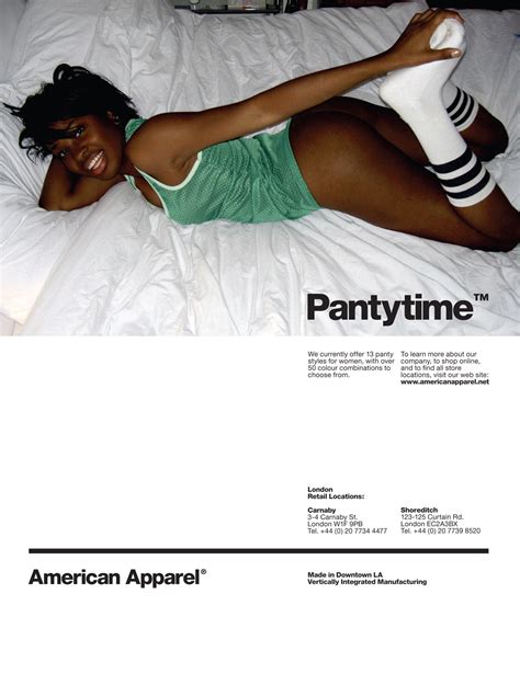 American Apparel Ad American Apparel Women