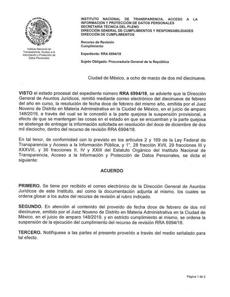 Amparo Ante El Juzgado Noveno De Distrito En Materia Administrativa En Caso Odebrecht By