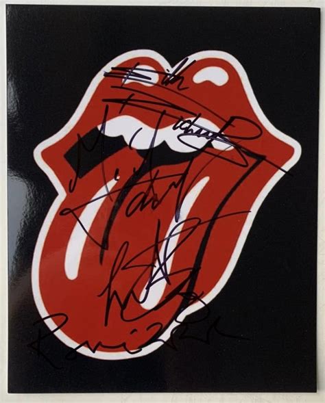 The Rolling Stones Fully Signed 10 X 8 Photograph Certified