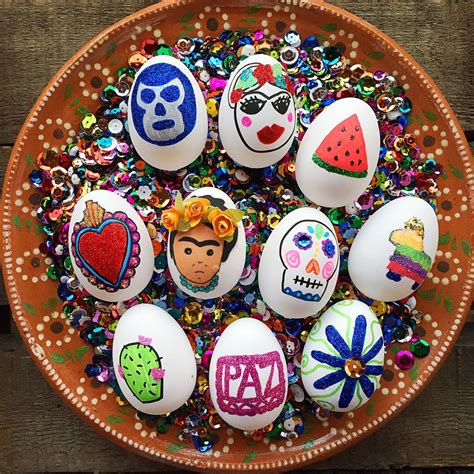 Mexican Easter Egg Cascaron Decorating History Artelexia