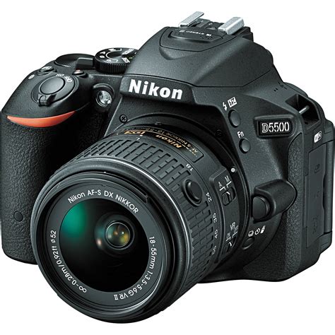 Nikon D5500 Dslr Camera With 18 55mm Lens Black 1546 Bandh Photo