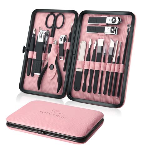 Manicure Set Professional Nail Clippers Kit Pedicure Care