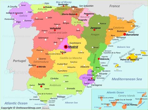 Spain Map Detailed Maps Of Spain