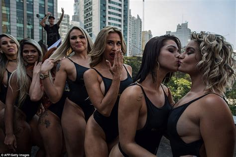 Brazils Miss Bumbum 2017 Contestants Show Off Derrieres Daily Mail Online