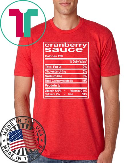 Buy it now before lose it forever. Funny Cranberry Sauce Nutrition Facts Thanksgiving ...