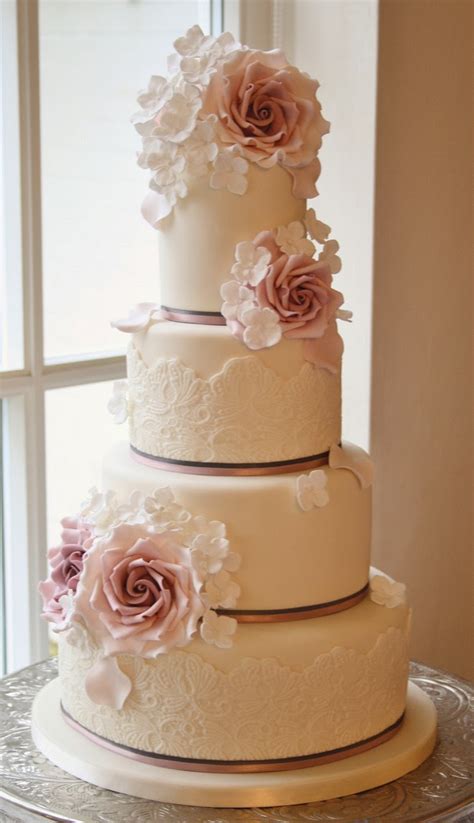 Gorgeous Lace Wedding Cakes Belle The Magazine