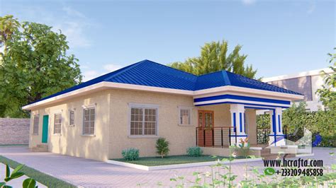 Contemporary 3 bedroom design |3 bedroom house| hCrafta