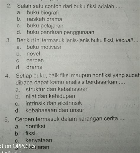 Surat niaga merupakan suatu surat yang dibuat atau ditulis untuk kepentingan bisnis atau perdagangan oleh perusahaan. 1. Salah satu contoh dari buku fiksi adalah ....a. buku ...