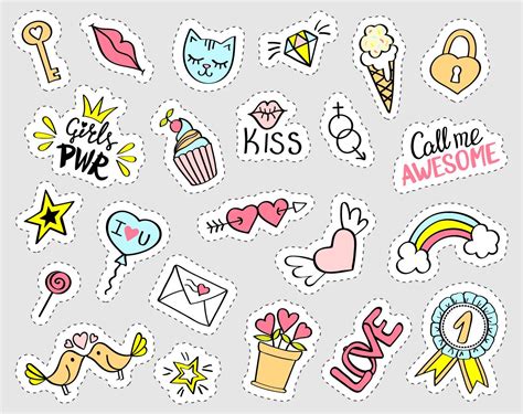 Fashion Girly Stickers Buy 2 Get 1 Free Buy 2 Of Our Sticker Sets And