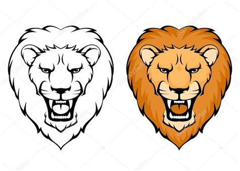 Easy Lion Face Drawing At Getdrawings Free Download