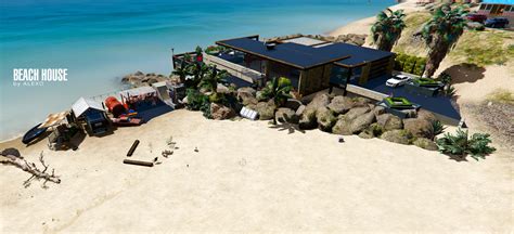 Gta 5 Modern Beach House Gta 5 Millionaire House Mod Youtube