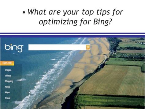 3 Tips For Optimizing For Bing For 2014