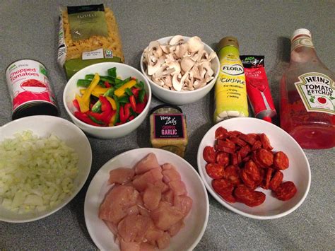 Add the chicken, with the secured side first. Recipe - Simon's Chicken And Chorizo Pasta - Mammaful Zo ...