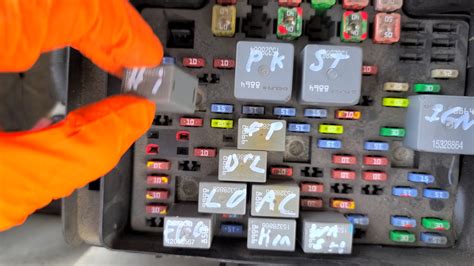 2004 GMC Sierra 1500 Headlight Fuses & Relays, Fog Light Fuse & Relay