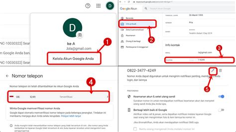 Bukan cuma berguna ketika hp hilang tetapi saat ada nomor. Cara Mudah Mengganti Nomor Telepon Gmail > CARAMIAW