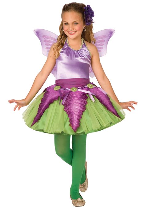 Child Purple Flower Fairy Costume Halloween Costume Ideas 2023