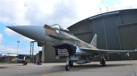 Lincolnshire Typhoon Jet Painted To Honour Battle Of Britain Anniversary